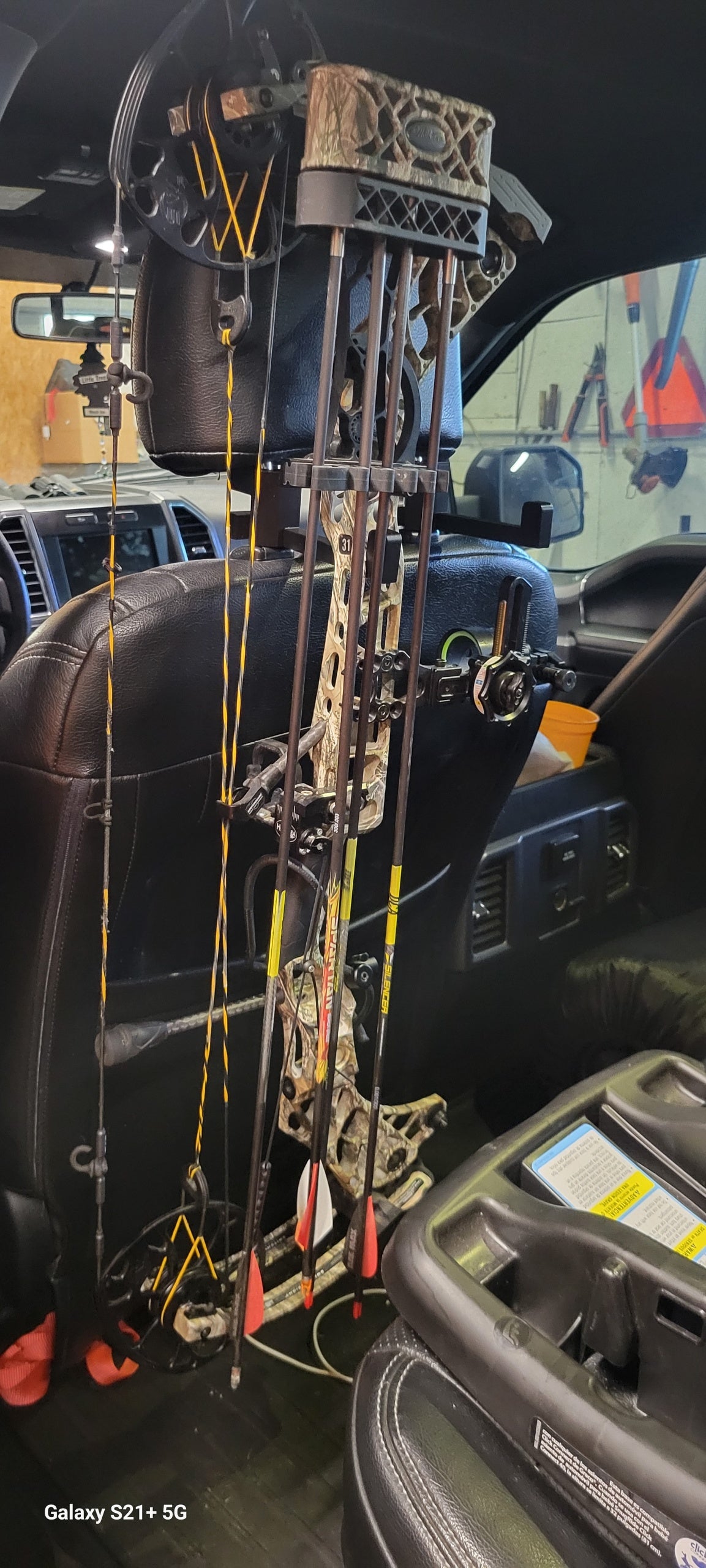 Backseat Bow & Gear Hook: Quick-Access No-Tool Install Vehicle Storage