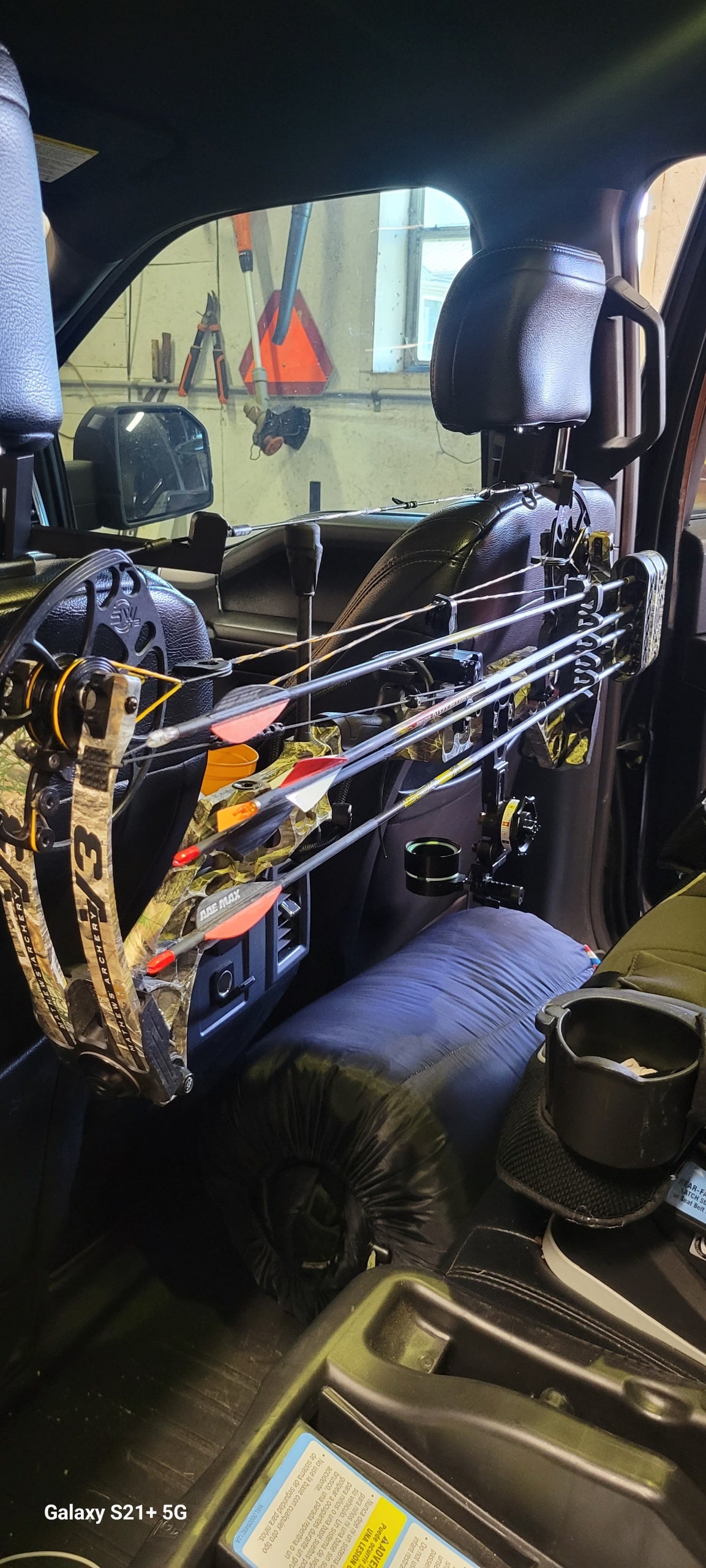 Backseat Bow & Gear Hook: Quick-Access No-Tool Install Vehicle Storage